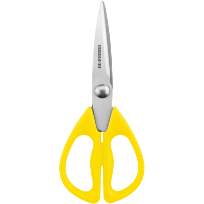 RF Scissors 8" Kitchen Scissors Yellow Handle