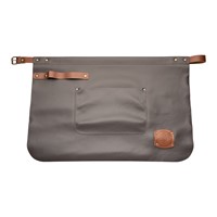 RF Leather Waist Apron Black with Brown Straps