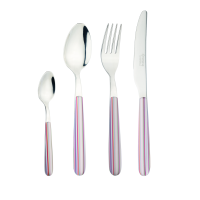 Greenwork 24 Piece Cutlery Set Blue Stripes