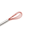 CUISIPRO Flat Whisk (4 wires) 8/20cm Silicone Red