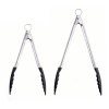 CUISIPRO Locking Tongs 12/30.5cm Silicone Black