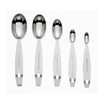 CUISIPRO Measuring Spoons Odd-Sizes SS 5pc/Set