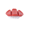 CUISIPRO Vegetable Cleaning Brush  Soft 3.5/8.6cm Red