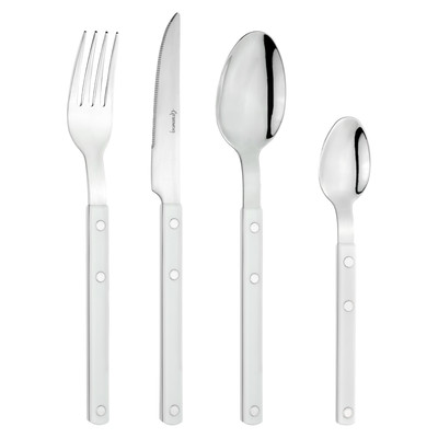 Bistro 4324 16 Piece Cutlery White