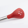 CUISIPRO Silicone Slotted Spoon 12/30.5cm Red (LFGB Silicone)