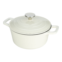 Commichef Cast Aluminium Casserole 20cm 2.8L Cream