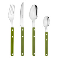 Bistro 4324 16 Piece Cutlery Green