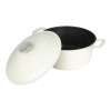 Commichef Cast Aluminium Casserole 24cm 5L Cream