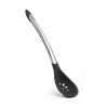 CUISIPRO Silicone Slotted Spoon 12/30.5cm Black (LFGB Silicone)