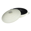 Commichef Cast Aluminium Shallow Casserole 32cm 6L Cream