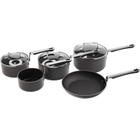 Commichef Stack Hard Annodised Aluminium 5 Piece Set