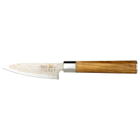 Katana Saya Flame Paring Knife 9cm Olivewood