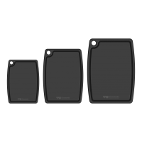 RF Greenworks Set of 3 S/M/L rPP Cutting Boards Black