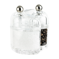 Gmill Condimates Acrylic Salt & Pepper Set Clear