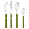 Bistro 4324 24 Piece Cutlery Green
