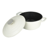 Commichef Cast Aluminium Casserole 20cm 2.8L Cream