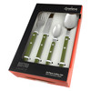 Bistro 4324 24 Piece Cutlery Green