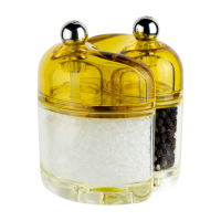 Gmill Condimates Acrylic Salt & Pepper Set Yellow