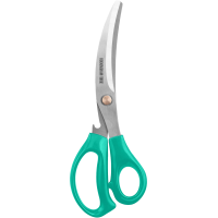RF Scissors 9.25" Poultry Scissors Green Handle