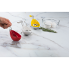 CUISIPRO Egg Poacher 2pc/Carded 6.5x4/16.5x10cm Silicone Red
