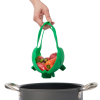CUISIPRO Silicone Vegetable Steamer Green 16x9x3/41.7x23x7.5cm