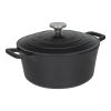 Commichef Cast Aluminium Cast Alumnium Casserole 24cm 5L Black
