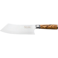 Katana Saya Olivewood BBQ Cook's Knife 21cm