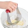 CUISIPRO Deluxe Pastry Blender 5.25/13.3cm SS Red