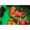 CUISIPRO Silicone Vegetable Steamer Green 16x9x3/41.7x23x7.5cm