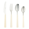 Bistro 4312 16 Piece Cutlery Set White