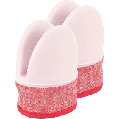 CUISIPRO Hand Safety Collection - Silicone Pinch Mitt 14.2x11.4cm Red