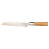 Katana Saya Flame Bread Knife 20cm Olivewood