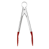 CUISIPRO PICCOLO Mini Tongs 7/18cm Silicone Red