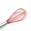 CUISIPRO Balloon Whisk (8 wires) 10/25.4cm Silicone Red