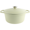 Commichef Lightweight Cast Iron Casserole 24cm Garden Green