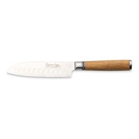 Katana Saya Olivewood Santoku Knife 12cm