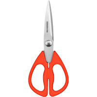 RF Scissors 8" Kitchen Scissors Red Handle