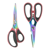 2 Piece Scissor Set KS-391 & KS-398 Rainbow PVD