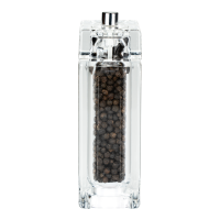 G Mill 9169 Acrylic Salt & Pepper Mill 14.5cm