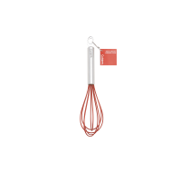 CUISIPRO Egg Whisk (5 wires) 8/20cm Silicone Red