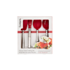 CUISIPRO PICCOLO Cooking Set Red (Spoon Slotted-Spoon Turner Tongs)