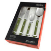 Bistro 4324 16 Piece Cutlery Green