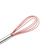 CUISIPRO Flat Whisk (4 wires) 10/25.4cm Silicone Red