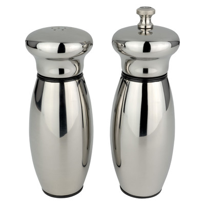 G Mill Inspire 2 Piece S/S Pepper Mill/Salt Shaker 15cm Mirror