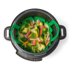 CUISIPRO Silicone Vegetable Steamer Green 16x9x3/41.7x23x7.5cm