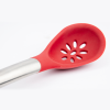 CUISIPRO Silicone Slotted Spoon 12/30.5cm Red (LFGB Silicone)