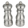 G Mill 6600 2 Piece Clear S/S Salt & Pepper Mill Set 11cm