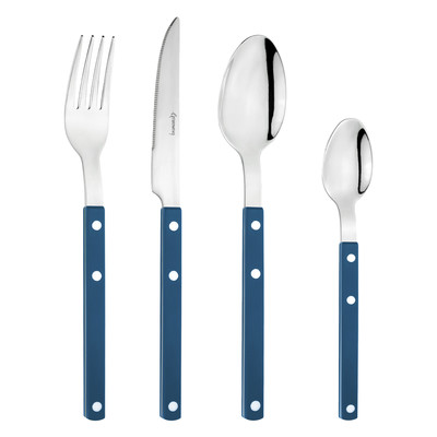 Bistro 4324 16 Piece Cutlery Blue