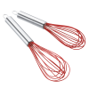CUISIPRO Balloon Whisk (8 wires) 10/25.4cm Silicone Red