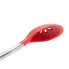 CUISIPRO Silicone Slotted Spoon 12/30.5cm Red (LFGB Silicone)